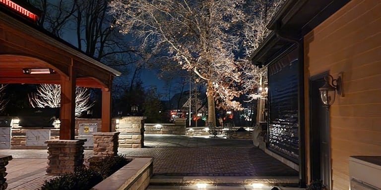 landscape lighting in barrington, barrington outdoor home lighting, outdoor home lighting in barrington