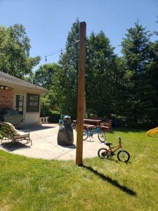 Bistro Lights Installation in Brookfield Wisconsin