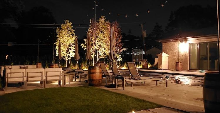 outdoor lighting design in Lincolnshire, bright outdoor lighting design in Lincolnshire, Lincolnshire outdoor lighting design services