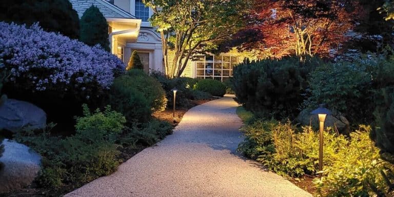 landscape lighting installation in Fox Point, outdoor lighting design Fox Point, Fox Point LED landscape lights